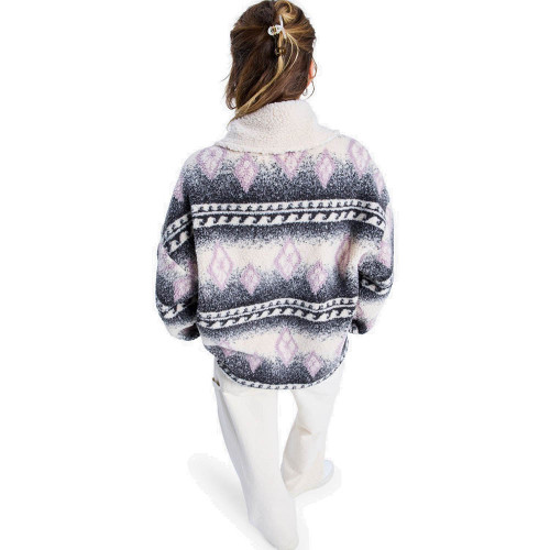 Roxy Γυναικείο μπουφάν Feels Like Winter - Oversized Sherpa Zip Jacket